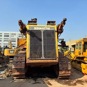 Komatsu D475A Dozer Bulldozer Heavy Duty Construction Equipment Yellow Track Tractor USED - Product Image 5