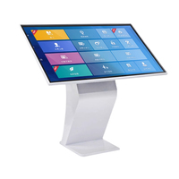 Quiosco interactivo horizontal personalizado, soporte de suelo 4K Full HD, publicidad, autoservicio digital, quiosco con pantalla táctil