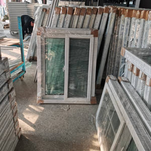 การออกแบบที่เรียบง่ายราคาถูกหน้าต่างบานเลื่อน upvc กระจกเดี่ยวพร้อมมุ้งกันยุงสําหรับบ้าน - Product Image 3