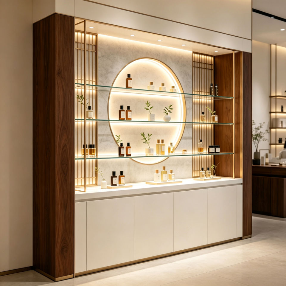 Affordable Luxury Cosmetics Display Cabinets, Modern Perfume Cabinets ...