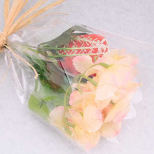 โรงงานขายส่งวัสดุห่อดอกไม้แบบไล่สี ถุงพลาสติกใส OPP  ขั้นต่ำ 50 ถุง - Product Image 6