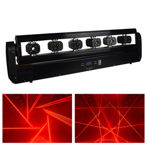 6 ojos <span class=keywords><strong>Dj</strong></span> luz láser etapa haz de láser rojo cabeza móvil Lazer luces LED 80 haz Ángel 160 grados alto Pf Cri >90 Etl & <span class=keywords><strong>Es</strong></span> 10000 - Product Image 6