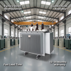 หม้อแปลงไฟฟ้าแบบจุ่มน้ำมัน S11/S13/S20 10KV สามเฟส แรงดันสูง 630KVA-800KVA รูปทรงสี่เหลี่ยมผืนผ้า ทองแดง/อะลูมิเนียมทั้งหมด - Product Image 1