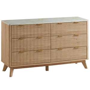 <span class=keywords><strong>Commode</strong></span> haute en bois 2025 Design cannelé <span class=keywords><strong>Commode</strong></span> à <span class=keywords><strong>5</strong></span> <span class=keywords><strong>tiroirs</strong></span> - Product Image 6