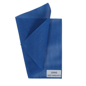 100% <span class=keywords><strong>Polyester</strong></span> Dệt Kim Đồng Bằng Nhiều Lớp Warp 240G 270G Trọng Lượng Nhẹ NFPA Vải Lưới Màu Vàng 6T Vải Tráng PVC Vải Tarp Vải - Product Image 2
