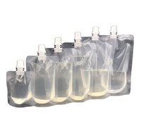Sachet Doypack en plastique mini découpé sur mesure avec bec verseur pour gelée, jus, eau, boisson liquide et recharge