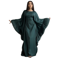Lange, bescheiden, ademende polyester abaya voor Ramadan, bruidsdouches, modeshows en vrijwilligersactiviteiten