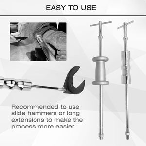 CV ortak çatal çıkarma adaptörü aracı ön tekerlek sürücü aksı kasnak eki - Product Image 3