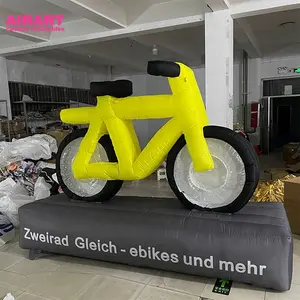 옥외 광고 장식 풍선 맞춤형 자전거, 전시용 거대 풍선 자전거 모델
