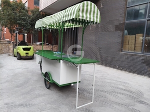 Triciclo Elettrico Mobile per Trasporto Merci e Carretto Alimentare per Caffè, Street <span class=keywords><strong>Food</strong></span> e Servizio Bevande - Product Image 3