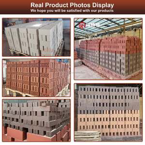 High Quality Residential Facade Use Wire Cutting Facing Hollow <strong>Bricks</strong> Nature Clay Custom Sizes Line Red <strong>Brick</strong> For Construction - Product Image 6