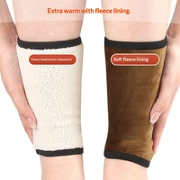 Manchon de soutien de cheville unisexe chaud pour l'hiver, doublure polaire en polyester, respirant, épaissi, enveloppant, élastique, protection thermique douce pour l'extérieur