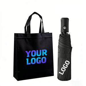 Paraguas Plegable con Logotipo Personalizado, Sombrilla Compacta Portátil, Paraguas Promocional Empresarial Automático Resistente al Viento con Logotipo - Product Image 1