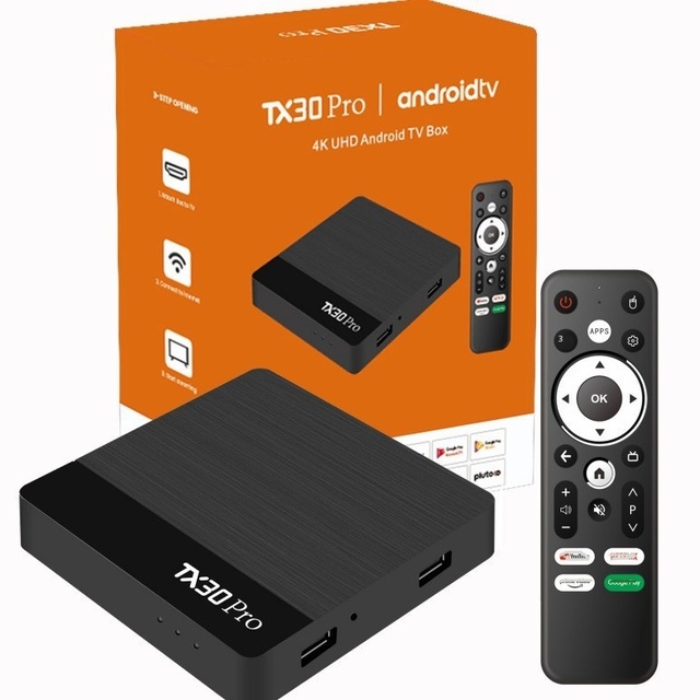 New Cross-Border Smart TV Box Android 12 Operating System Quad Core Processor 8GB for Nai Fei 4K Application 1 Year Warranty