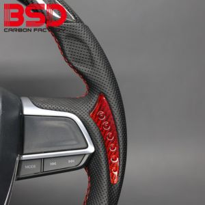 BSD carbono para Toyota Grand Highlander <span class=keywords><strong>TRD</strong></span> JDM modificar coche personalizado nuevo estilo Geek deporte Real fibra de carbono <span class=keywords><strong>volante</strong></span> - Product Image 4
