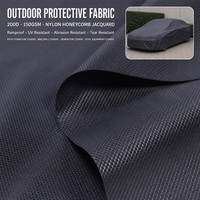 Tissu Oxford en nylon jacquard 200D imperméable, durable et résistant aux déchirures pour les housses de meubles de patio et les housses de barbecue