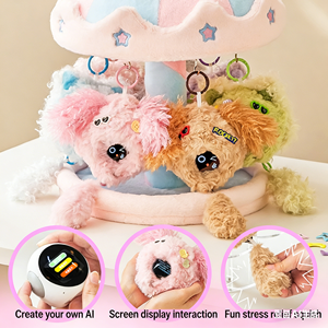 Accessoires pour poupée <span class=keywords><strong>robot</strong></span> IA : Jouet électronique pour animal de compagnie, variés, mignons, amusants et créatifs, à habiller, cadeaux de Noël - Product Image 1