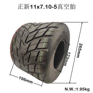 Modèle de <span class=keywords><strong>pluie</strong></span> compétitif de 5 pouces Go Karting Field DIY Accessoires en caoutchouc - Product Image 2