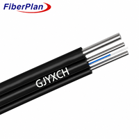 Câble de branchement FTTH extérieur haute densité 4 fibres, type 8 GJYXCH, monomode, 4 fibres optiques pour réseau MDU
