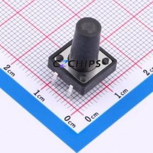 KH-12X12X16H-TJ Tactile Switch Through hole Component (THT)-4P,12x12mm Switch 12mm 12mm 16mm - Product Image 1
