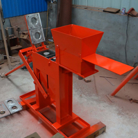 Machine manuelle compacte FL2-40 pour la fabrication de briques en terre cuite emboîtables – Machine à blocs de terre compressée manuelle