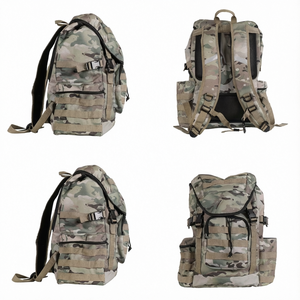 Sac à dos tactique imperméable de grande taille pour homme en tissu Oxford 900D/1000D, avec système Molle, pour la randonnée et le camping, camouflage, 25L, 35L, 45L, 50L, 60L+ - Product Image 1