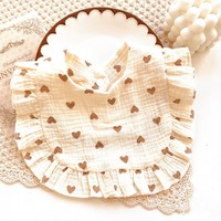 Bavoirs bandana 100% coton pour bébé sublimation écologique bavoirs en mousseline pour bébé bandana bavoirs en coton pour bébé