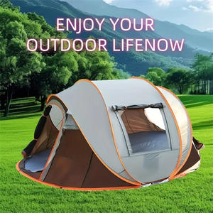 Carpa de Camping de Apertura Rápida, de una Sola Capa, en Forma de Bote, Portátil, para Exteriores, 280x210x120mm, para las Cuatro Estaciones, Impermeable, de Tela Oxford - Product Image 5
