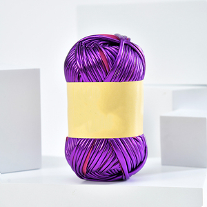 T-Shirt Garen Metallic Voor Het Haken Van Handgemaakte Tassen 100% Polyester Garen Voor Geweven Draagtassen - Product Image 6