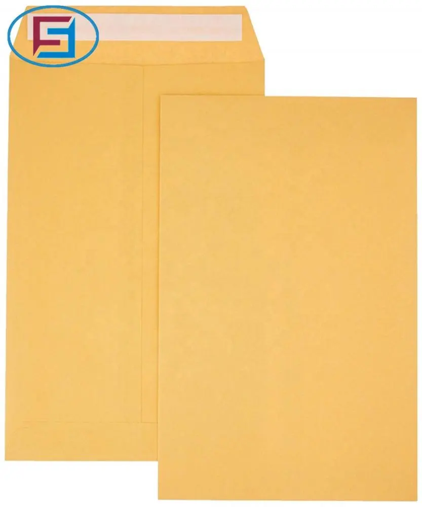 Envelope de papel de envelope de vedação de papel marrom (110*220), envelope de alta qualidade