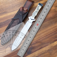 Couteau de survie tactique en acier inoxydable de haute qualité avec couteau de poche épée divine OEM bricolage personnalisable pour usage industriel