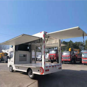 <span class=keywords><strong>Camión</strong></span> de Venta Móvil Personalizado con Alas de Aluminio para Frutas Frescas, Verduras, Ropa y Alimentos - Product Image 5