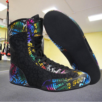 Confort professionnel et soutien Sanda Wrestling & Haltérophilie Chaussures de boxe pour l'entraînement