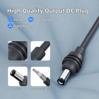 Cable de Alimentación CC Starlink Mini de 100W 12-24V USB-C, Cobre Puro Niquelado 3 en 1, 2/3/5M para RV, Camión, Barco, Fuente de Alimentación para Vehículos