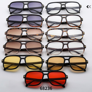 Gafas de Sol Rectangulares con Montura Completa Psn, Protección UV400, Estilo Piloto, Deportivas para Exteriores, Unisex para Adultos - Product Image 3
