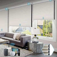 Persianas Horizontales de Panal Manuales Inalámbricas Directas de Fábrica, Modernas, de Tela, Opacas, con Protección UV e Impermeables para Ventanas Francesas