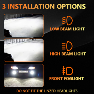 Mini Lente Canbus para Faros Delanteros de Coche, Bombilla LED Y9MT Plug-Play, Doble Haz H4 12V, Ajuste Universal, 40W 6000K 6000 Lúmenes - Product Image 5