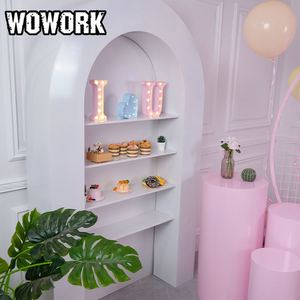 2025 wowork bán buôn Big kim loại Đảng tầng hiển thị rượu sâm banh tổ chức sự kiện tường hiển thị cho Đảng Wedding tổ chức sự kiện trang trí - Product Image 3