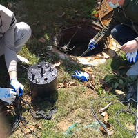 Sistema de Monitoreo de Drenaje de Aguas Residuales en Línea KNF-400D con Sensores Inalámbricos Multiparamétricos de Calidad del Agua