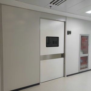 Puerta Automática Hermética con Reconocimiento Facial para Cuarto Limpio, Puerta Corredera Eléctrica de Acero Inoxidable - Product Image 4