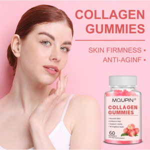 Gomitas de Colágeno de Durazno 2026, Vitaminas de Belleza con Sabor a Fruta, para Piel, Cabello y Uñas, Apoyo al Bienestar Diario, 60 Unidades - Product Image 4