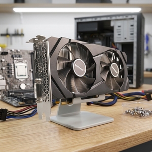 การ์ดจอ PCWINMAX Geforce GTX 1660 <span class=keywords><strong>Ti</strong></span> 6GB GDDR6 192Bit พัดลมคู่ สำหรับเล่นเกม GPU ของแท้ OEM/ODM สำหรับคอมพิวเตอร์ตั้งโต๊ะ - Product Image 1