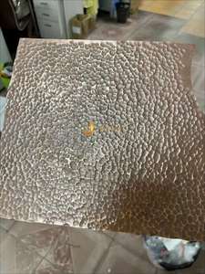 EX227 Panel Decorativo de Acero Inoxidable 304 con Textura Martillada Antigua Personalizada, Estándar JIS para Corte y Soldadura - Product Image 5