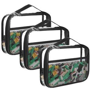 Rangement de jouets Solution pratique pour les jouets Organisateurs de jouets <span class=keywords><strong>Lego</strong></span> et organisateurs de stockage Grand paquet de 3 - Product Image 1