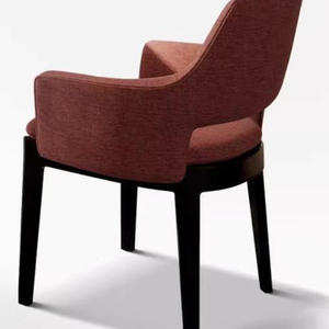 Chaise de salle à manger personnalisable en bois de frêne nordique et cuir, pour la maison et les restaurants - Design moderne, mobilier d'intérieur, revêtement souple - Product Image 2