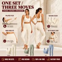 Ensemble de yoga personnalisé Lanyu OEM, vêtements de sport sans couture à marque privée, tenues respirantes de haute qualité, délai d'échantillon rapide