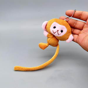 Venta al por mayor lindo <span class=keywords><strong>mono</strong></span> <span class=keywords><strong>de</strong></span> <span class=keywords><strong>cola</strong></span> larga <span class=keywords><strong>de</strong></span> peluche <span class=keywords><strong>de</strong></span> juguete pequeño regalo llavero colgante accesorio a juego juguetes <span class=keywords><strong>de</strong></span> animales <span class=keywords><strong>de</strong></span> peluche - Product Image 4