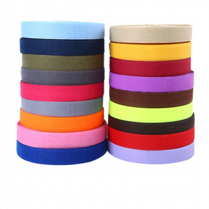 Sangles auto-agrippantes en nylon de 5 cm de large, couleur unie rose et bleu marine, 24 mètres par rouleau, vente en gros directe usine, unisexe - Product Image 2