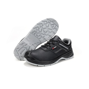 JIANKUN Chaussures de sécurité avec <span class=keywords><strong>cuir</strong></span> de vache gaufré pour chaussures de sécurité anti-crevaison Constructeurs Entrepôt Chaussures de travail confortables pour hommes - Product Image 2