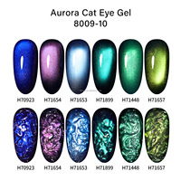DZ NOUVEAU Gel UV/LED magnétique effet œil de chat Aurora sans HEMA ni TPO, à retirer par trempage, pour salons de manucure ou vente en ligne